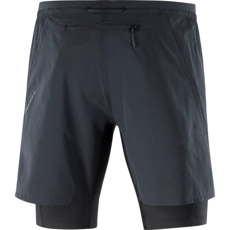 Calções Salomon Cross Twinskin Masculino Pretas | PT H01748